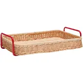 Hubsch Splint Tray Red/Natural