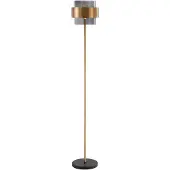 Lyora Vloerlamp Sianna zwart met goud
