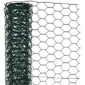 Nature - Verzinkt staal gaas - 1 x 5m - Groen - 13 x 13mm mazen