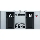 BOSS FS6 DUAL FOOTSWITCH LATCH OR UNLATCH CONFIGURABLE FS6