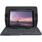 Logitech Universele Folio met geïntegreerd toetsenbord voor 9-10 inch tablets Zwart Bluetooth Deens (DK, 9 - 10" tabletten), Tablet toetsenbord, Zwart