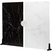 V-Flat World Onyx Marble/Alpine Marble