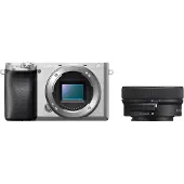 Sony Appareil photo hybride Alpha 6100 Argent + Objectif E PZ 16-50 mm f/3.5-5.6 OSS