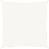 vidaXL Zonnezeil HDPE, vierkant, 3,6 x 3,6 m, wit