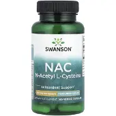 Swanson Health , NAC, N-Acetyl L-Cysteine, 600 mg, 60 Veggie Capsules