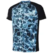 Savage Gear Marine Uv Short Sleeve T-shirt Blauw XL Man