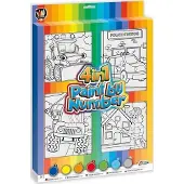 Grafix Schilderen op nummer 4-in-1 jongens Hobbypakket
