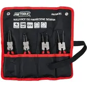 AWTOOLS Tangset, serie 180, 4 stuks, met etui