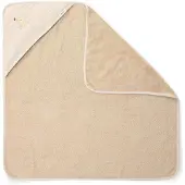 Little Dutch Badcape - Beige - 75 x 75 - Newborn Naturals - Baby Bunny