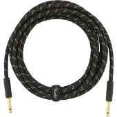 Fender Deluxe 4.5M/15ft Straight Instrument Cable Black Tweed