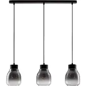 Lyora Hanglamp Blacu 3-lichts zwart recht