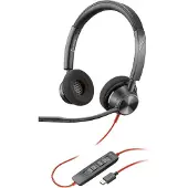 Poly Blackwire 3320 MS Bedrade Office Headset