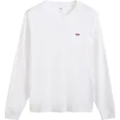 Levi's Shirt 'LS Housemark Tee' wit