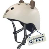 Hudora Kinderhelm Beary Mokka - Maat 48-52