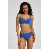 Hunkemoller Midi Bikinibroekje Luxe Blauw Dames | Maat: S