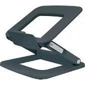 Leitz Ergo Verstelbare Multi-hoek Laptopstandaard - 80% gerecycled plastic - Donkergrijs