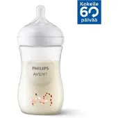 Philips Natural Response babyfles – 260 ml – flow 3 – Giraffe - SCY903/66