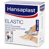 Hansaplast Elastisc Pleister | Extra flexibel | Waterafstotend | 5m x 6cm 1 St Pleister
