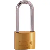 Kasp K12040L55D Hangslot 40 mm Verschillend sluitend Goud-geel Sleutelslot