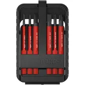 Wiha Bitset slimBit electric sleufkop, Pozidriv 7-delig incl. slimBit-box - 43157 - 43157