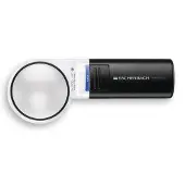 Lindner 15115 Vergrootglas Met LED-verlichting Vergrotingsfactor: 5 x Lensgrootte: (Ø) 58 mm