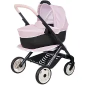 Smoby Poppenwagen Quinny Maxi Cosi 3 in 1 zacht roze