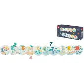 Janod - Pure - Mijn eerste puzzel met cijfers - Cijfer-Leerpuzzel