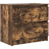 vidaXL Tv-meubel 60x35x54 cm bewerkt hout gerookt eikenkleurig