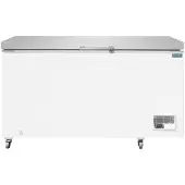 Polar vrieskist met RVS deksel 378 liter