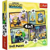 Trefl Puzzel 4 in 1 The Minions 3 12-15-20-24 stuks