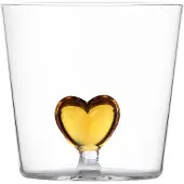 Ichendorf Milano Waterglas Cuore Geel Hart