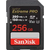 SanDisk Pro 256GB V60 UHS-II SD Cards 280/150MB/s