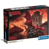 Clementoni Puzzel Dungeons & Dragons - 1000 Stukken - Volwassen Puzzel, Poster Inbegrepen, Made in Italy, 39914