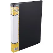 D.Rect ​​Zwarte Portfoliokaart 40 Transparante Hoesjes A4
