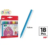 MP Main Paper Krijtjes Set 18 Kleuren - Ideaal voor Kinderen