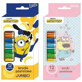Beniamin Jumbo Pastel Potloden 12 Kleuren Minions