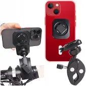 Mona Universele Fiets telefoonhouder 360° Draaibaar One-Touch Snelbevestiging