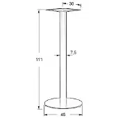 Stema SH-5001 Serie - Metalen Tafelonderstel - Ø 45 cm