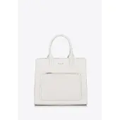 WITTCHEN Dames 13" Laptoptas in Imitatieleer Crème