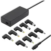 Qoltec Automatische Universele Voedingsadapter - AC 100-240 V - 90 Watt - Zwart