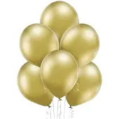 GoDan S.A Ballonnen - Luxe - Glanzend goud - Metallic - 30cm - 100st.