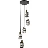 ITALUX MENFI PND-44236-5-BK-GD hanglamp