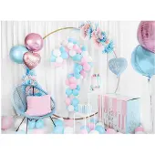 Party Deco Strong Ballonnen 12cm, Pastel Pure wit (1 zakje met 100 stuks)