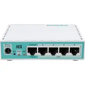 Mikrotik Hex 5 Gigabit Ports 512 Mb Ram E50ug Router Zilver One Size / EU Plug 220V