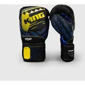 Venum x TEKKEN 8 King Bokshandschoenen – Zwart/Geel – 16 oz