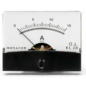 Monacor 0290560 PM-2/15A PM-2/15A draaispul-inbouwinstrument, 15 A.