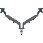 Leitz Monitorarm Ergo ruimtebesparend dubbel donkergrijs