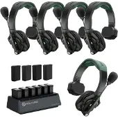 Hollyland Solidcom SE Pro 5S 5-Person Full-Duplex Headset Intercom System (1.9GHz)