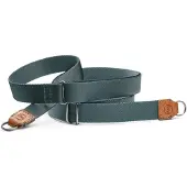 Leica 18568 Carrying Strap fabric / leather cognac - petrol