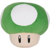 Nintendo Together + Bros – 1 Up Mushroom Official Licensed knuffel – 16 cm pluche